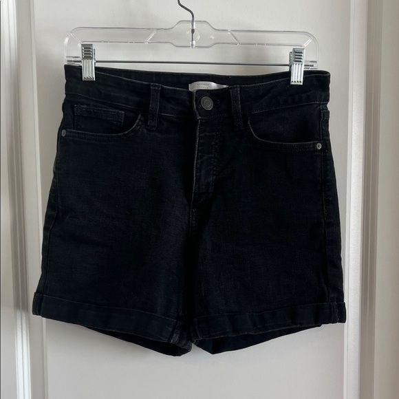 LC Lauren Conrad Black Jean Shorts - Picture 1 of 7